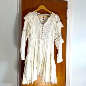Sea New York white cotton summer dress